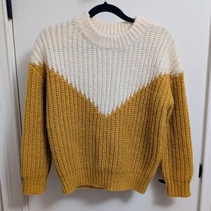 Petite Studio NY Two Tone Mohair Sweater